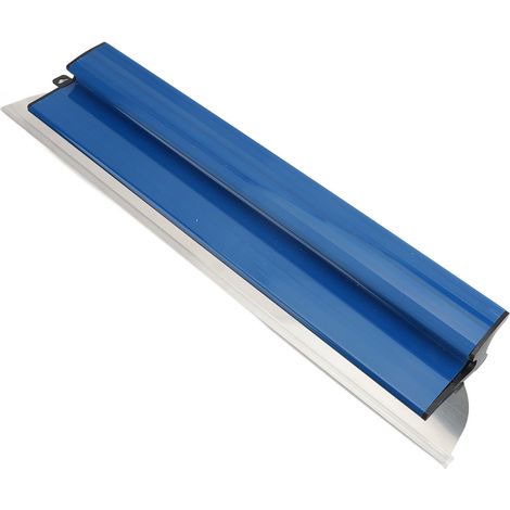 GARRYFIZH Grattoir à mastic en métal, en acier inoxydable, outil de plâtrage pour le polissage et le nivellement L (60 cm / 23,6 po) (1/2)