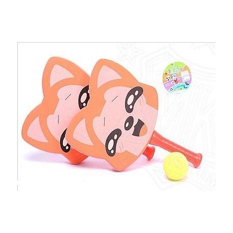 Set di racchette in schiuma con palla