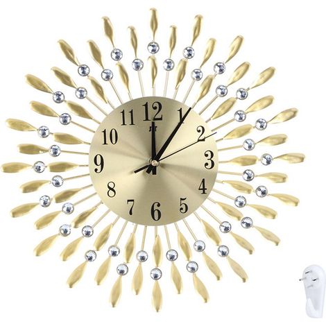Reloj de pared moderno e innovador para el hogar, reloj de cuarzo colgante decorativo para la sala de estar.
