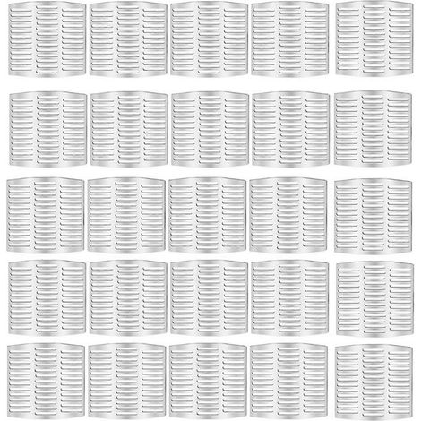 120 couvercles de drain mural en brique en acier inoxydable de 2,75 pouces x 2,8 pouces pour sceller les fuites et empêcher les infiltrations. (1/2)