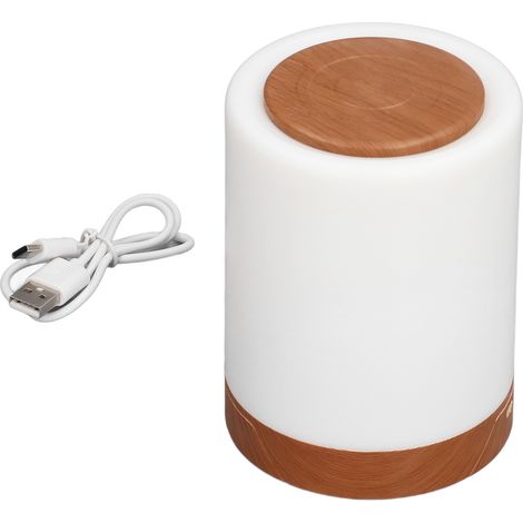 Veilleuse LED Tactile USB, RVB, Changement de Couleur, Ambiance Chaleureuse, Chambre, Camping (1/4)