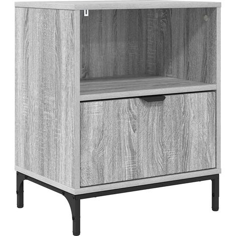 Maison Exclusive - Nachttisch Grau Sonoma 49 x 36 x 61 cm Holzwer