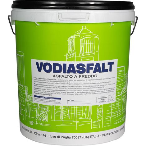 Asfalto a Freddo Vodichem Vodiasfalt 4 Pezzi 1 kg