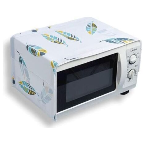 Four à micro-ondes/four multifonction Housse anti-poussière Housse anti-graisse avec protection de cuisine de poche (motif plume) (1/4)