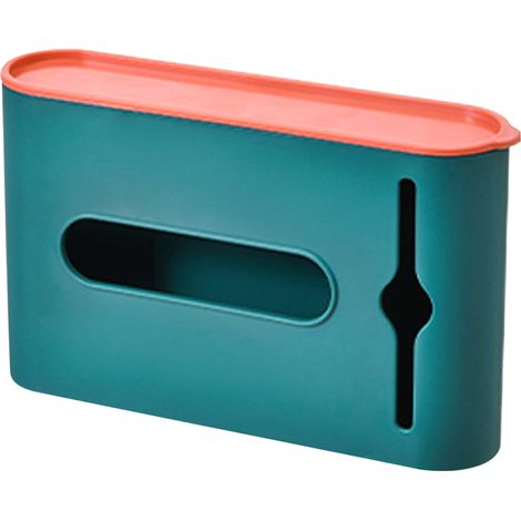 Boîte de rangement pour sacs poubelle, distributeur de sacs poubelle, support mural auto-adhésif pour sacs en plastique, distributeur de sacs d'épicerie pour la maison, la cuisine et la salle de bain (1/5)