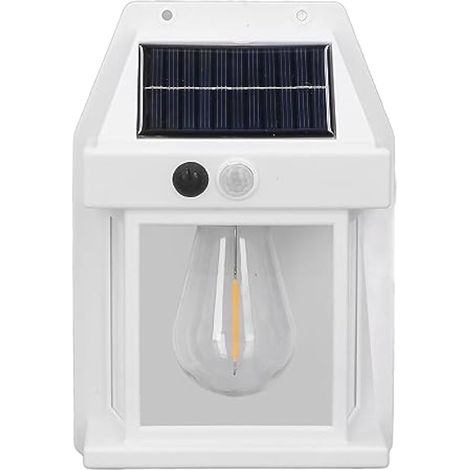 Applique Murale Solaire en Fil de Tungstène, Résistante aux Intempéries IP65, étanche, Plus Grande Plage d'éclairage, Angle d'induction de 120 Degrés, Luminaires Extérieurs, 3 (1/3)