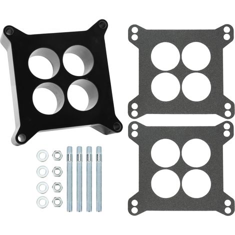 Entretoise de carburateur 25,4 mm à 4 trous, modèle centre ouvert, pièce de rechange pour moteur SBC BBC HOLLEY (1/5)