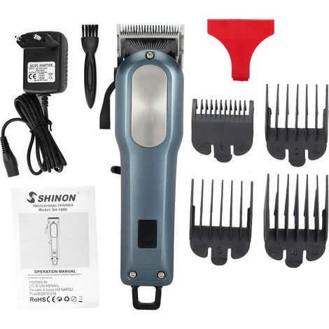 Tondeuse Cheveux Rechargeable Sans Fil avec Écran LCD - Tondeuse Électrique Maison (1/5)