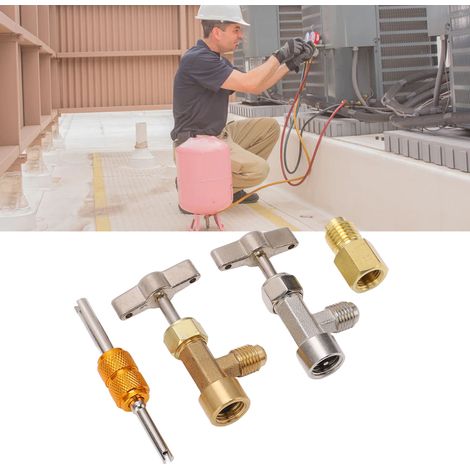 Kit de réparation de ligne AC avec robinet de perçage unique et outil d'extraction de noyau pour R134A