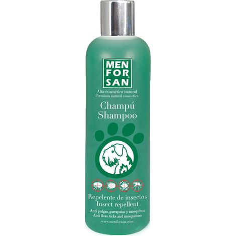 Champú MENFORSAN repelente de parásitos con citronela para perros