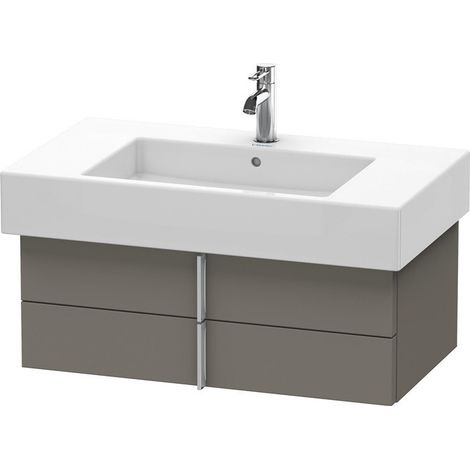 Meuble sous-vasque VERO 446x800x298mm flanelle gris satin