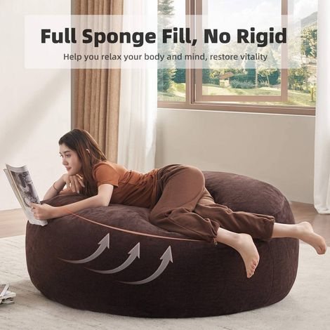 Fauteuil pouf 5FT souple et confortable pour salon, chambre ou balcon (1/5)