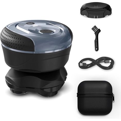 Rasoir de tête, 5têtes de rasage, Lames avec revêtement Titanium, Irritation évitée (1/5)