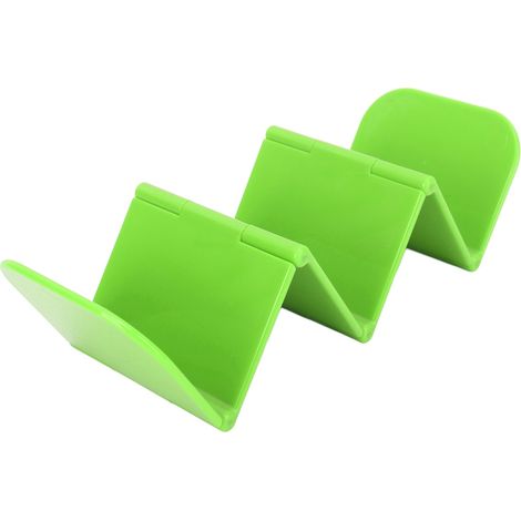 Support à tacos stable, compatible lave-vaisselle et micro-ondes, vert gazon, idéal pour restaurants, cuisines et fêtes. (1/5)