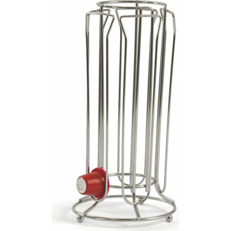 PORTA CAPSULE TONDO CROMATO 30 SPAZI NESPRESSO (1/4)
