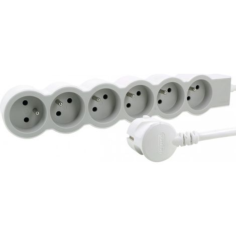 Legrand Flachsteckdosenleiste 6 Steckdosen 3 m
