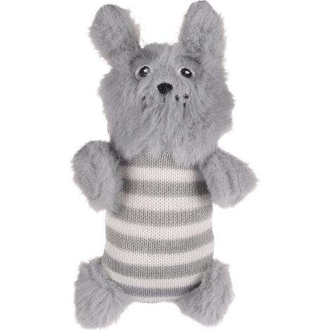 Ours Gris avec Catnip 16 x 11 x 3 cm Jouet pour chat - Flamingo (1/3)