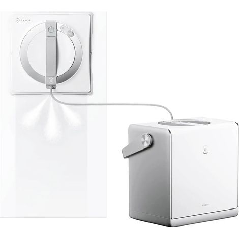 [NEUWERTIG] B-Ware Ecovacs Fensterreinigungsroboter Fensterputzroboter W2 Pro Omni Weiß Glas