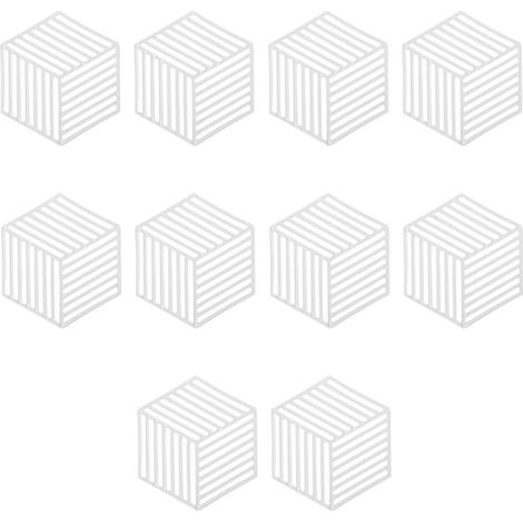 Untersetzer - Sechseckiges, saugfähiges Getränkeset - Für Tisch, Vase, Kissen, Platzdeckchen - 10 Stück (1/5)