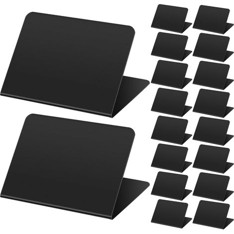 30pièces Tableau Noir Effacable Mini Lot pour Décorations Événementielles et Affichage de Table (1/5)