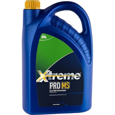 Olio Catena Motosega Xtreme PRO MS 5 Lt: Adesivit&agrave Estrema e Protezione Anti-Usura