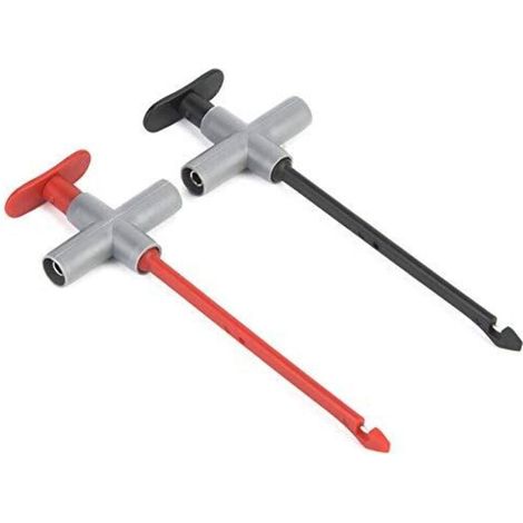 2Pcs P5010 4mm Sonde électronique Clip de Accessoire Sonde de Multimètre pour Garage Accessoires Multimetre (1/4)