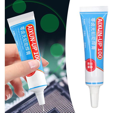 Pâte à souder écologique sans plomb Axiomtek UP100, sans nettoyage, réparable (à base de colophane) (1/5)