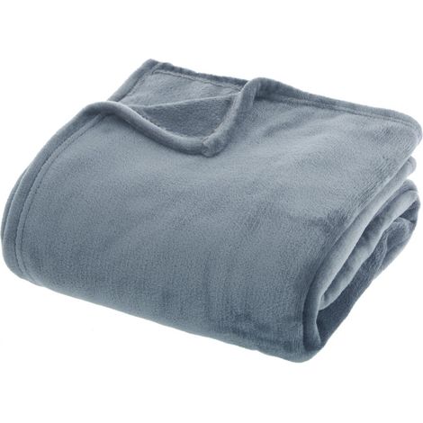 Couverture flanelle 180 x 230 cm Atmosphera - Orage