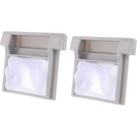 CCYKXA2pièces Sacs Filtrants pour Lave-linge Nylon Lot Filtre à Eau et Piège à Peluches Entretien Facile (1/5)