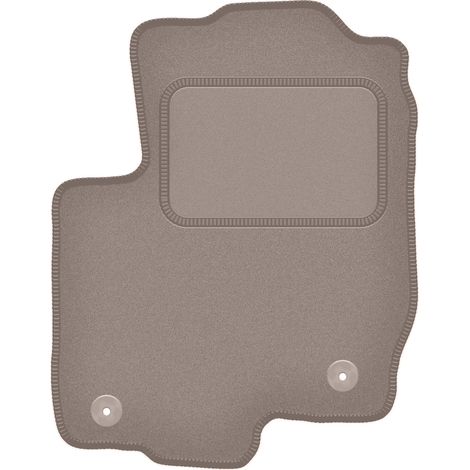 Fahrermatte aus Velours für: Mitsubishi Colt VI HB 5D (2004–2008), beige (1/5)