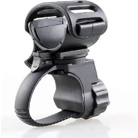 Support universel de guidon pivotant à 90 degrés pour lampe torche LED, fixation pour éclairage avant, accessoire de vélo (B) (1/5)