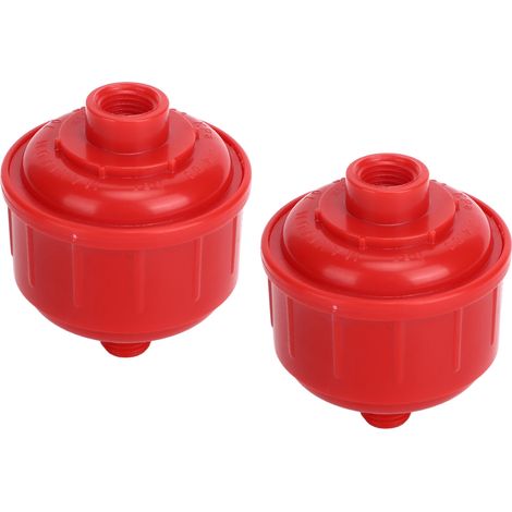 Set mit 2 G1/4-Luftfiltern für Spritzpistolen, Kunststoff-Filterkugeln, Wasserabscheider für Farbe, pneumatisches Zubehör