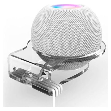 Support mural transparent pour HomePod Mini   Gestion des câbles intégrée (1/5)