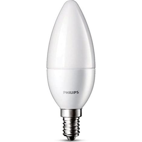 PHILIPS - LAMPADINA LED A CANDELA SMERIGLIATA 25W E14 4000K - NON DIMMERABILE - LUCE BIANCA CALDA (1/2)