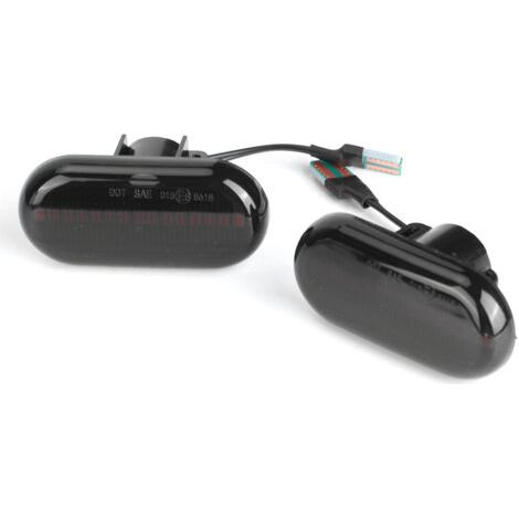 QORVA-Clignotant dynamique LED pour voiture, clignotant séquentiel latéral adapté à Renault Clio (1/5)