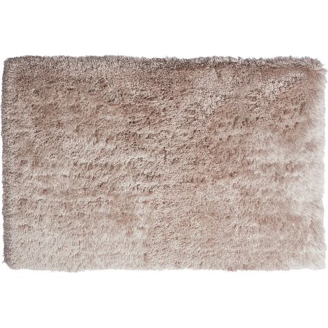Tappeto shaggy a pelo lungo - 160 x 230 cm - Tortora - ARDELA (1/5)