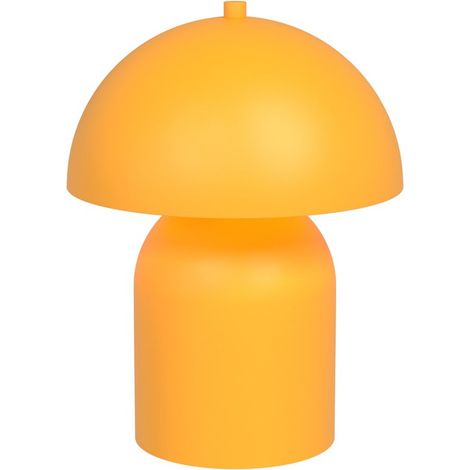 Lampada da Tavolo Mush, Metallo, Arancione, 18x24x18 cm
