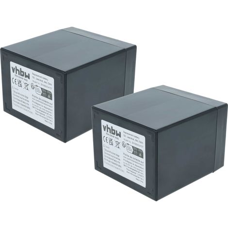 vhbw 2x Akku Bordbatterie kompatibel mit E-Scooter Wohnwagen, Boot, Camping, Wohnmobil (6 Ah, 12 V, AGM), 10,8 x 9,1 x 7,2 cm (1/5)