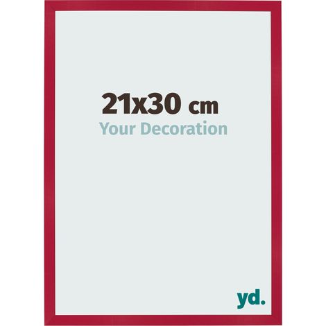 yd. - Cadre photo 21x30 - Rouge - MDF - Bologna (1/5)