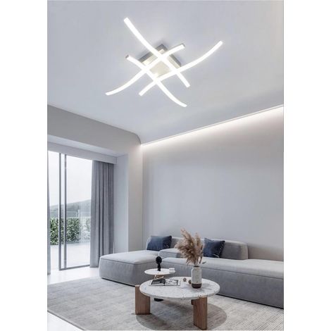 Plafoniera Led Luce Bianca Calda Naturae Lampadario 31 Watt Stile Moderno (1/3)