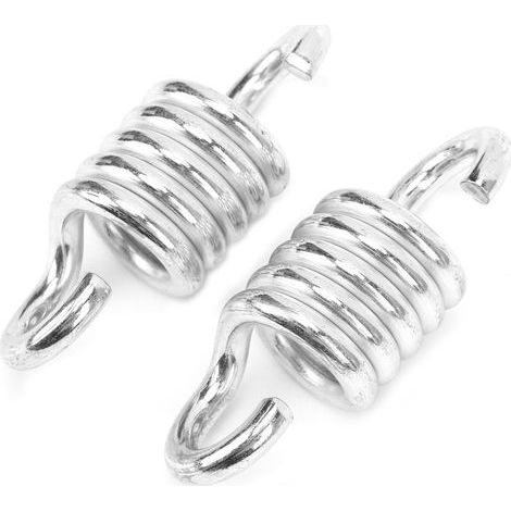 Zwei robuste 8-mm-Federn für eine Hängeschaukel für die Veranda, mit doppeltem Drehhaken (1/5)