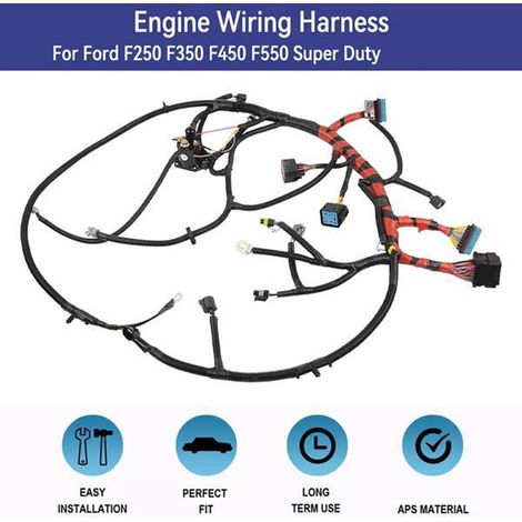 YC3Z12B637BA ist für die Motorkabelbäume der Ford F250 und F350 geeignet. (1/4)