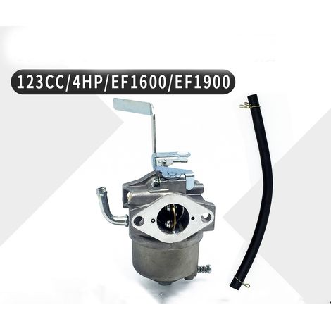 Carburateur moteur 123CC 4HP pour tondeuse MZ125, pièce carburateur EF1600 EF1900 compatible, remplacement carbu essence