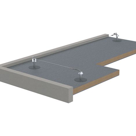 Linea vita - Fissaggio su vasca calda - 12 m - LDVBACCHAUD-15