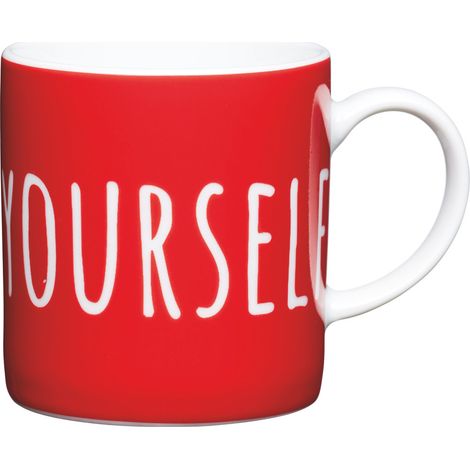 Kitchen Craft - Tasse à espresso de Porcelaine Espresso - Espresso Yourself - 80 ml