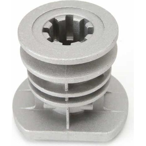 Matijardin – Support de lame pour tondeuse Castelgarden – Poulie avec support à ergots Ø 22,2 mm – Compatible NG 464 TR/TRE, R/RL 484/534 TR/TRE