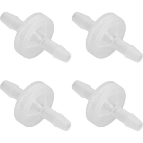 Confezione da 12 valvole di ritegno per acquario da 4 mm - Resistenti a olio e ozono - Materiale PP (1/5)