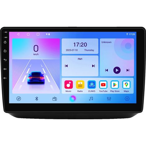 Autoradio, touchscreen, connettività intelligente, compatibile con Skoda Fabia 2 2007-2014, T3-CP AI AHDC6 (1/2)