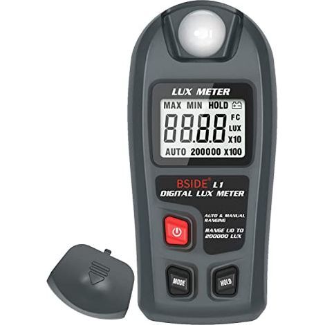 Luxmètre numérique portable (0-200 000 lux) pour l'éclairage ambiant, idéal pour le jardinage, la photographie, les films, les salles de classe et l'éclairage horticole LED. Convient également pour la (1/5)