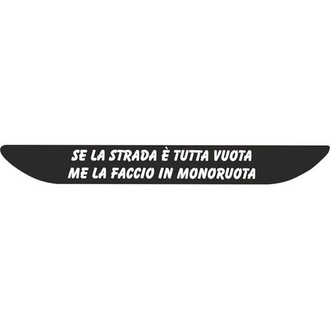 Frasi Adesive Slang Motociclista per Portatarga Moto